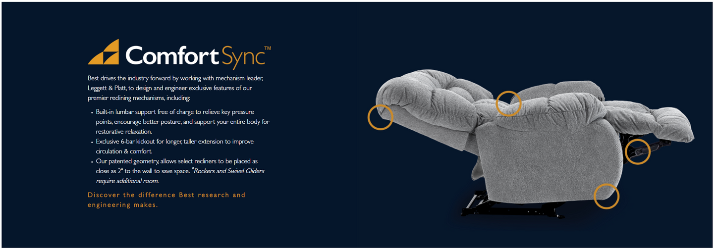 Bodie Medium, Power Lift Recliner