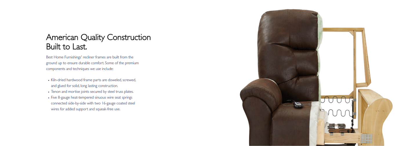 Bodie Medium, Power Lift Recliner