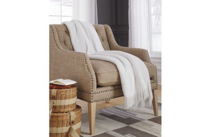 Rozelle White Throw Blanket