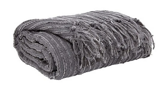 Noland Gray Throw Blanket