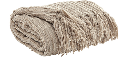 Noland Almond Throw Blanket