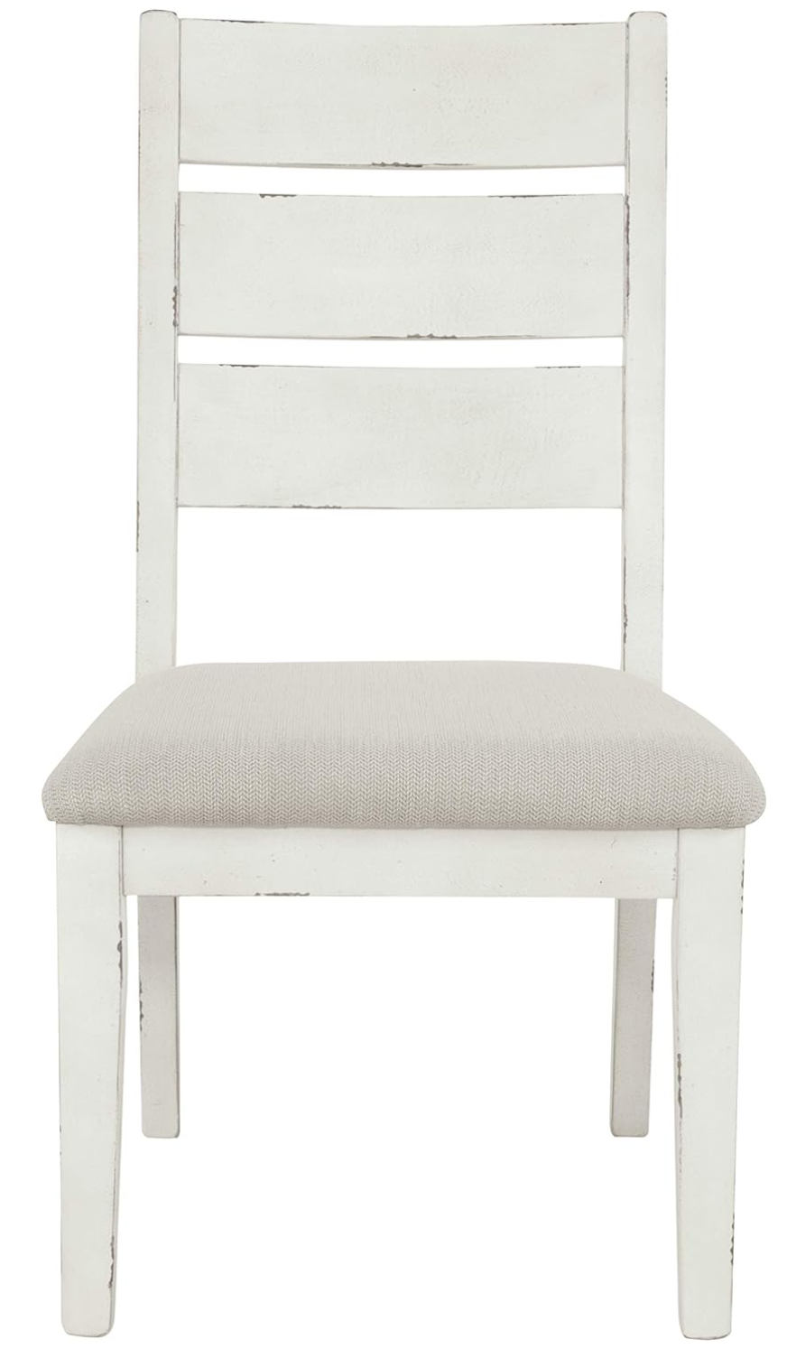 Grindleburg Farmhouse Ladder Back Cushioned Dining Chair