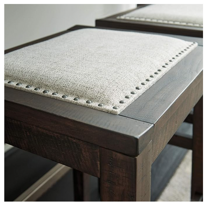 Hallishaw Modern Farmhouse 24.5" Counter Height Barstool