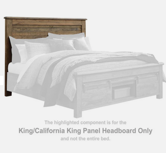 Sommerford Brown Panel Headboard King