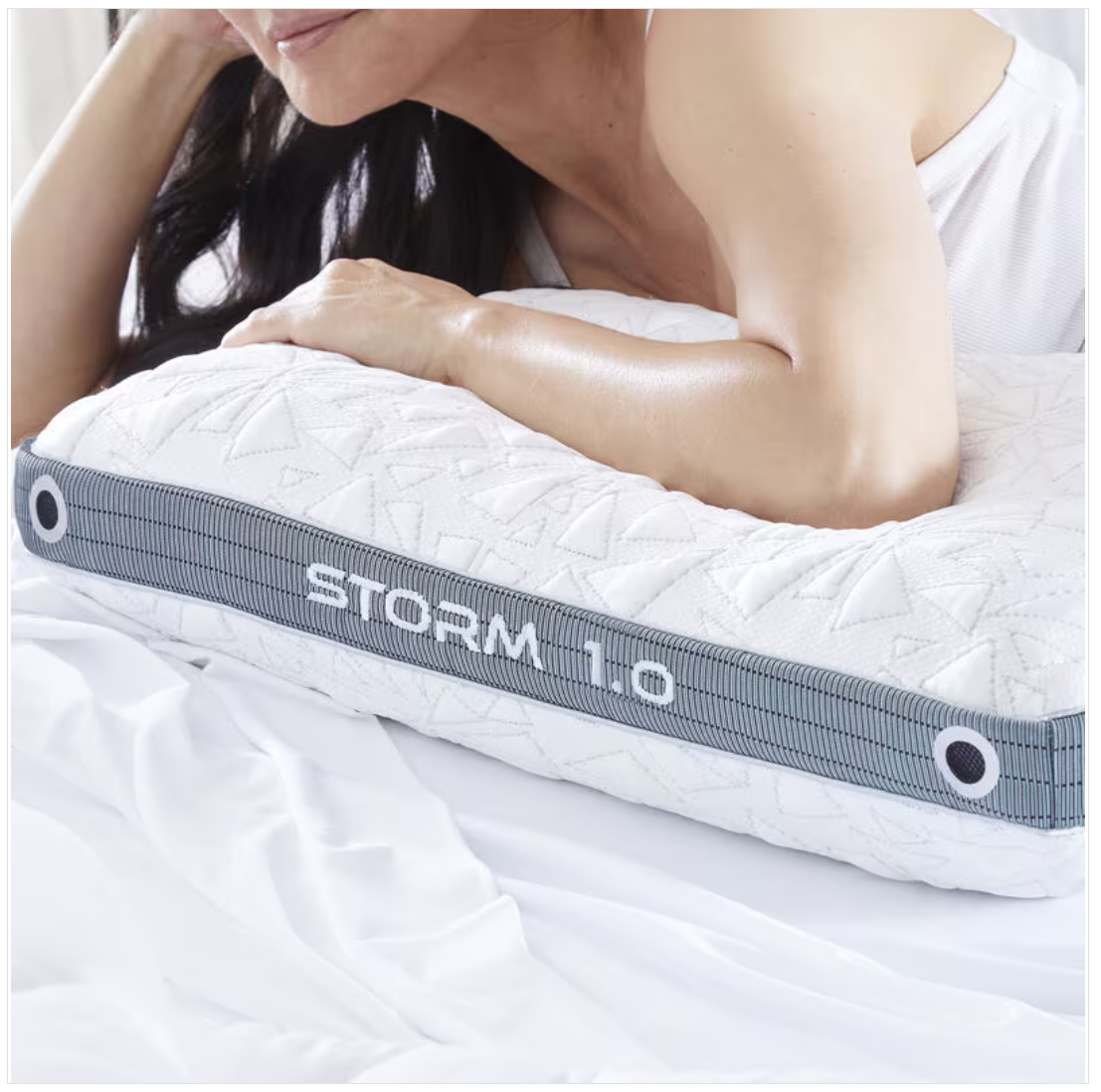 Storm Performance Pillow - Size 1.0 - Medium Firm Support Pillow for Warm/Hot Sleepers