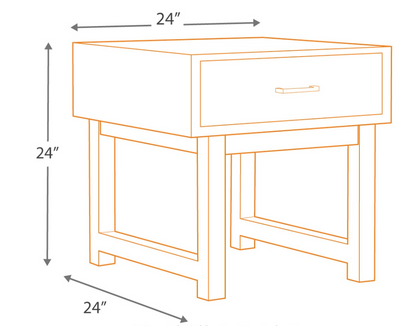 Mondoro Square End Table