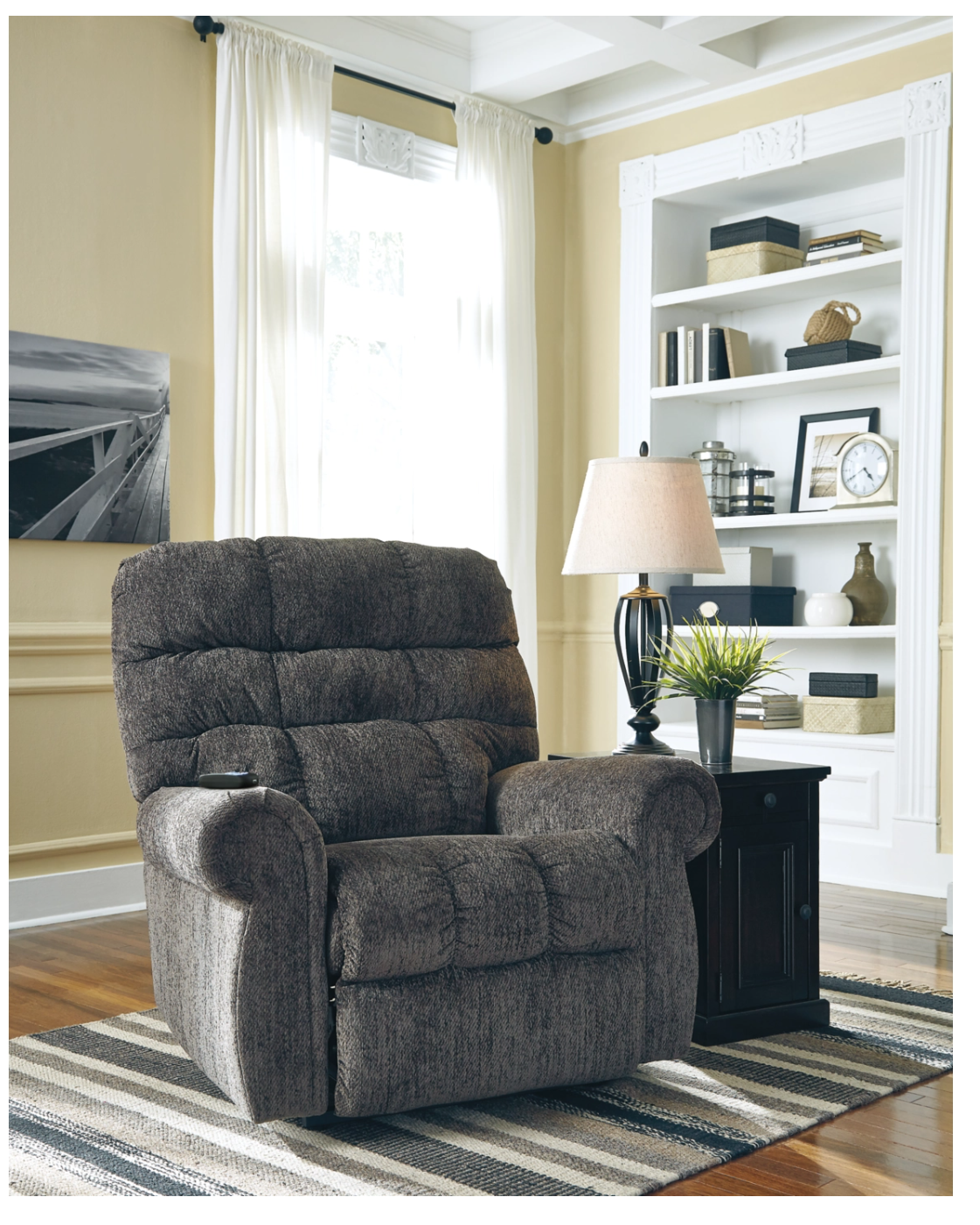 Ernestine Power Lift Recliner - Slate
