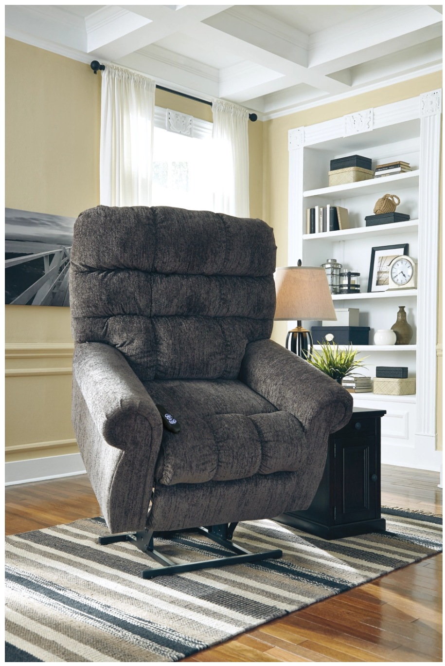 Ernestine Power Lift Recliner - Slate