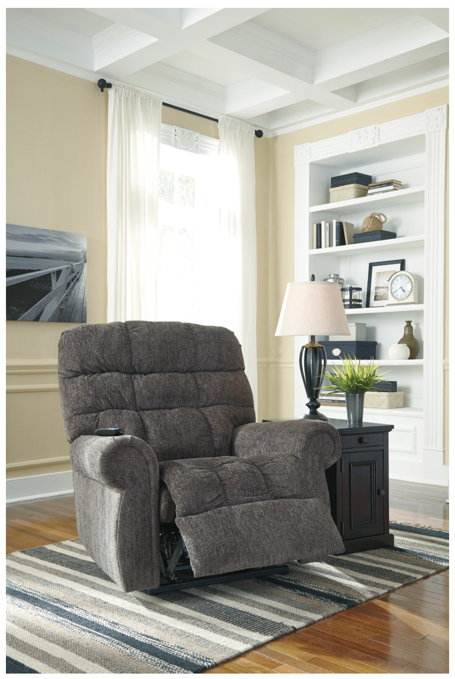 Ernestine Power Lift Recliner - Slate