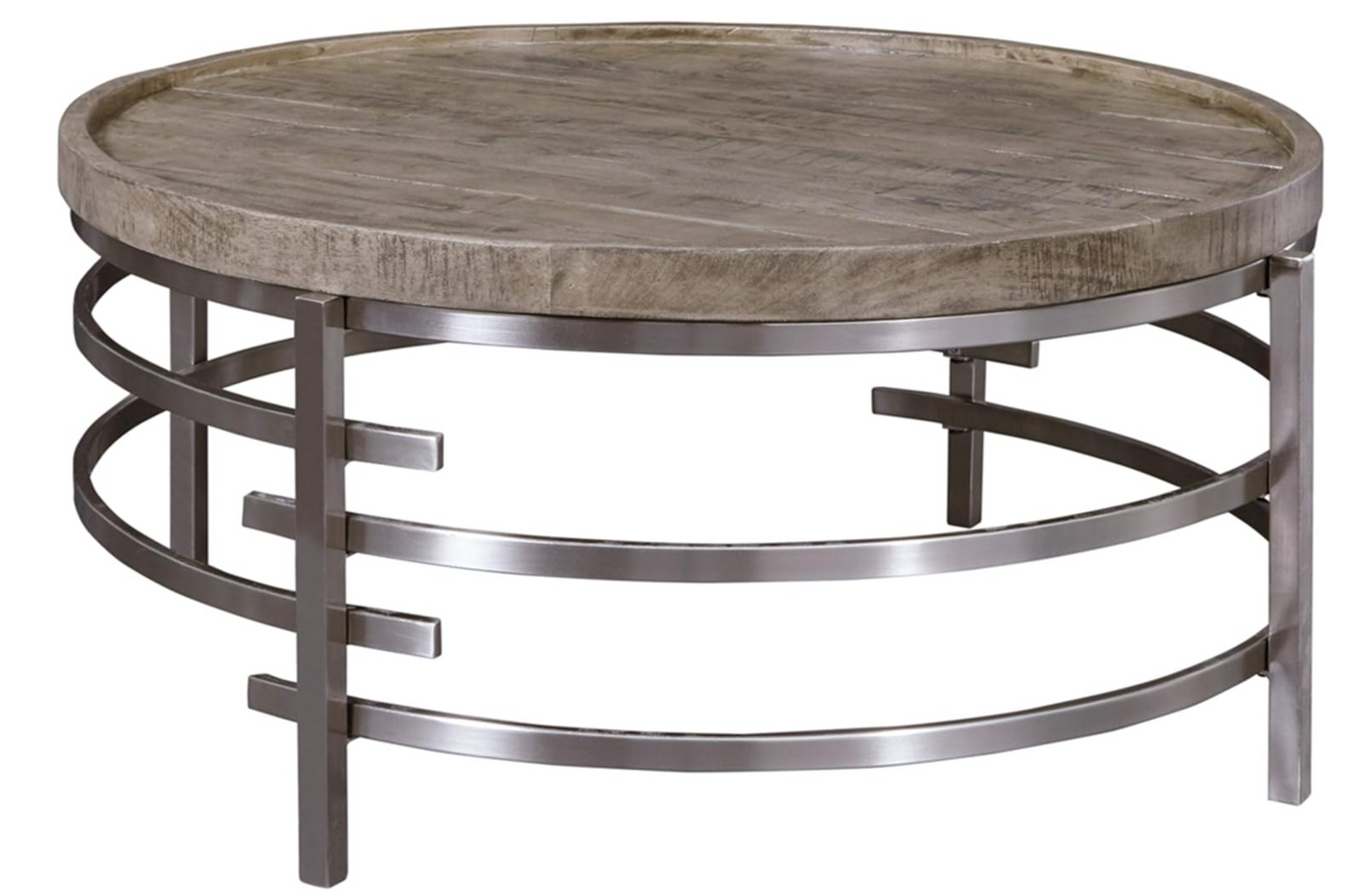 Zinelli Round Cocktail Table, Gray