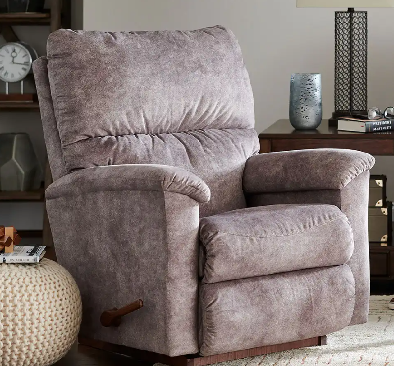 La-Z-Boy® Brooks Rocking Recliner - Godiva Fabric
