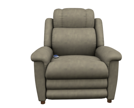 La-Z-Boy®  Clayton Gold Power Lift Recliner w/ Massage & Heat - Charcoal Fabric