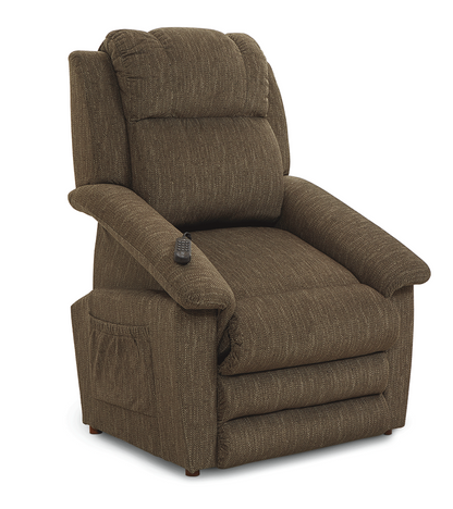 La-Z-Boy®  Clayton Gold Power Lift Recliner w/ Massage & Heat - Charcoal Fabric