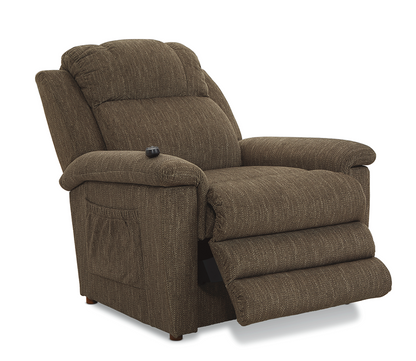 La-Z-Boy®  Clayton Gold Power Lift Recliner w/ Massage & Heat - Charcoal Fabric