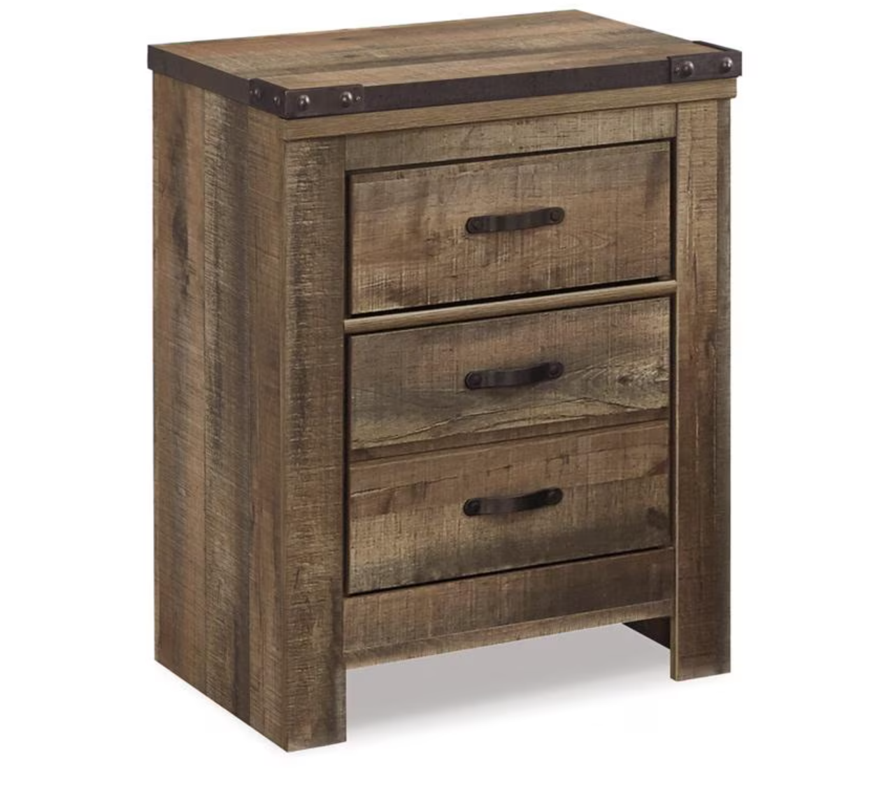 Trinell Two Drawer Nightstand in Brown
