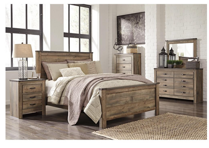 Trinell Two Drawer Nightstand in Brown