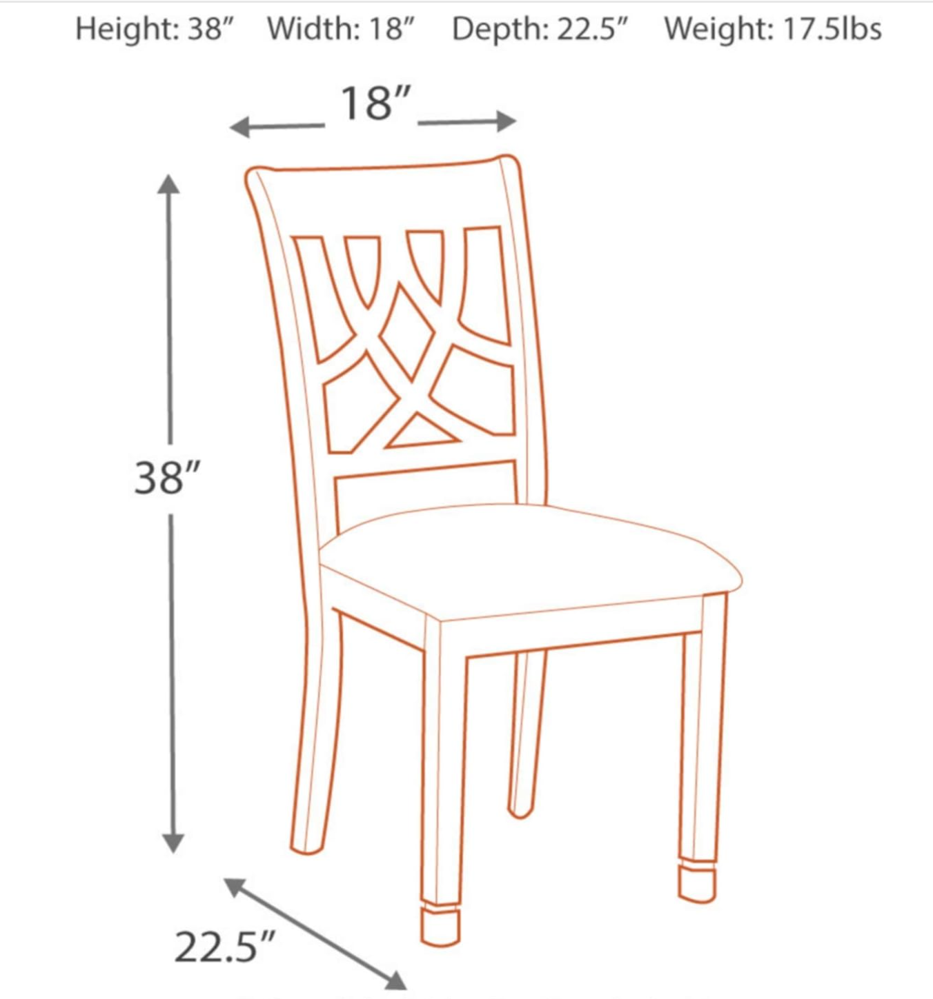 Leahlyn - Medium Brown Dining Upholstered Side Chair