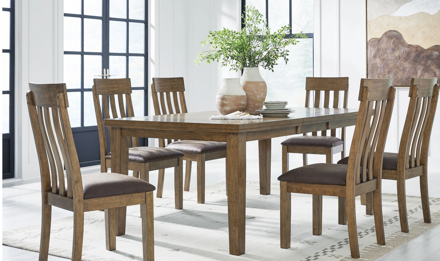 Urbinforte Dining Table and 6 Chairs