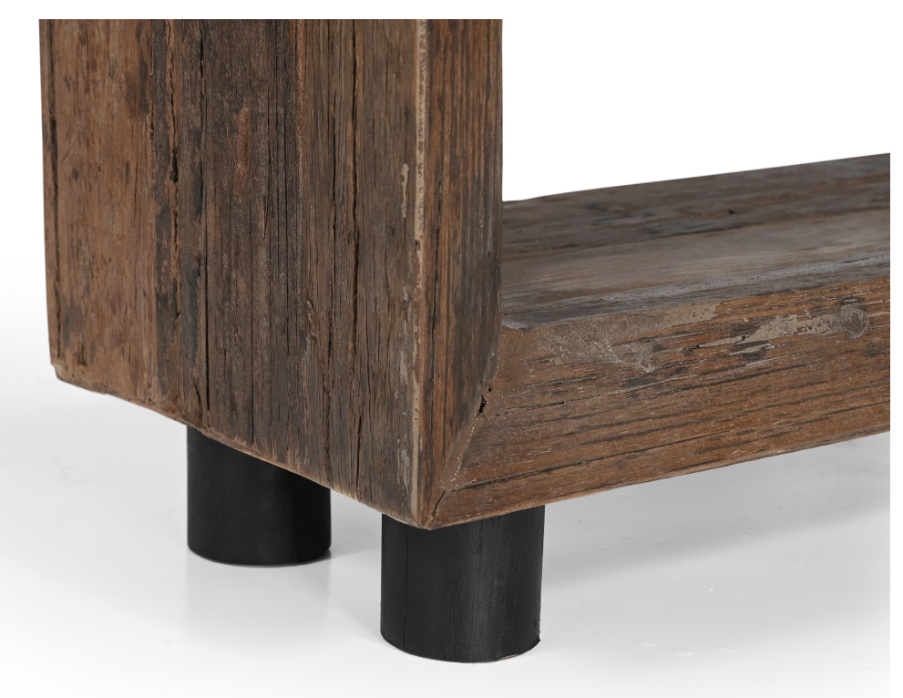 Wood Bookshelf 4 Tier H 71" & L 39.5" - Natural