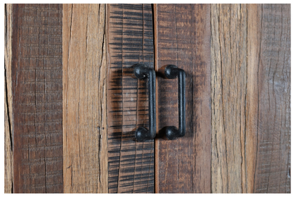 Wooden Almirah W 4 Doors and 2 drawers