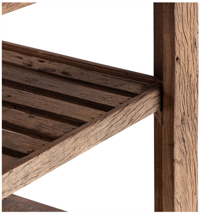 Large Wooden Kitchen Island on Wheels