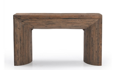 Wood Strips Console Table