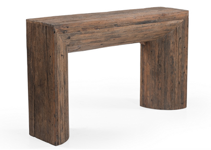 Wood Strips Console Table