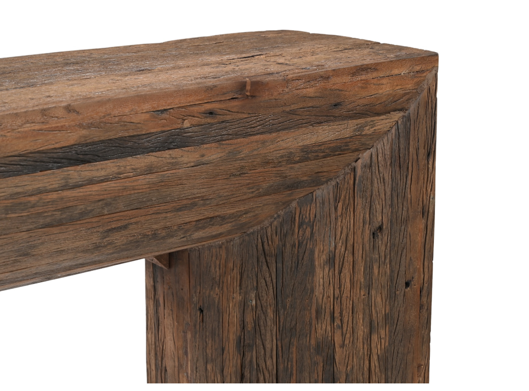 Wood Strips Console Table