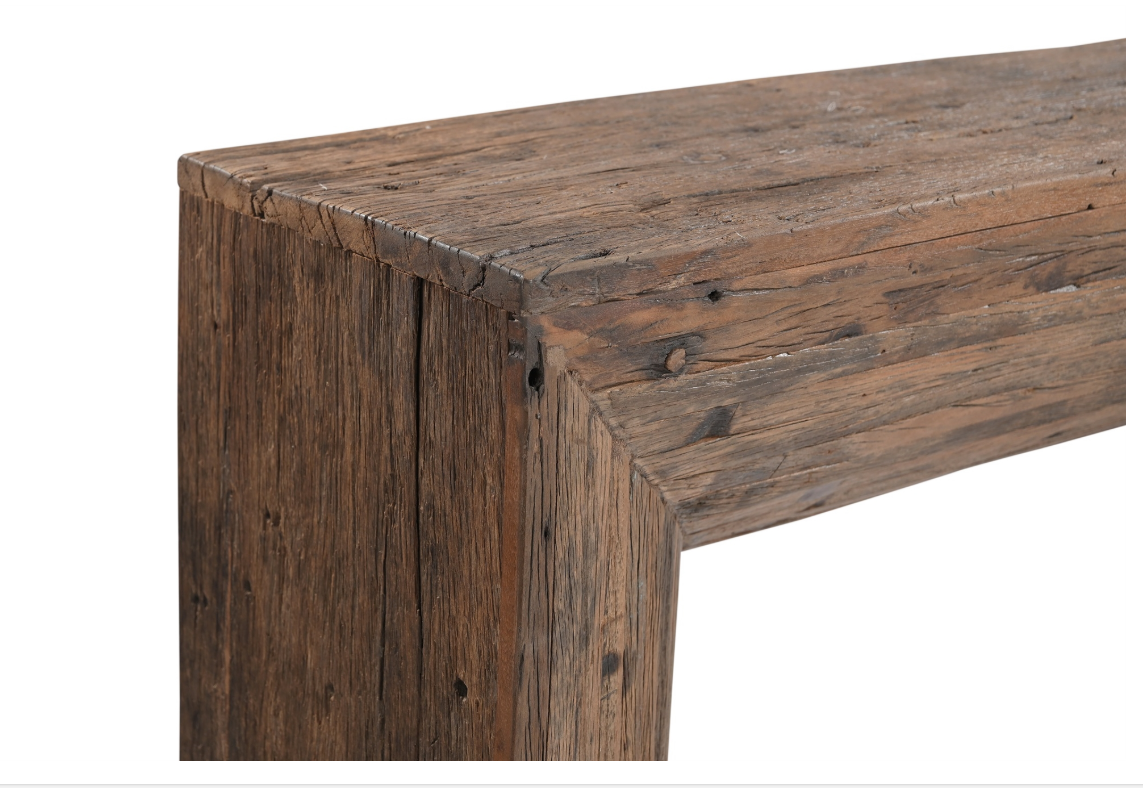 Wood Strips Console Table