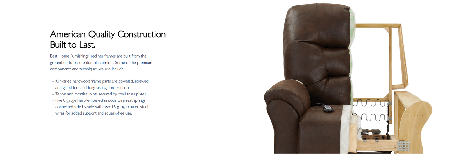 Best Home Furnishings Brosmer Power Lift Recliner