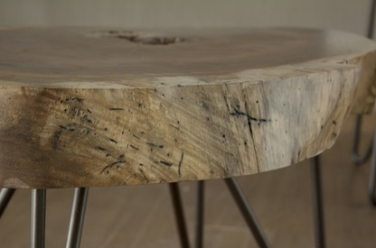 Vivo Live Edge End Table 17"
