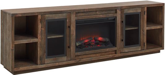 97" Fireplace Console