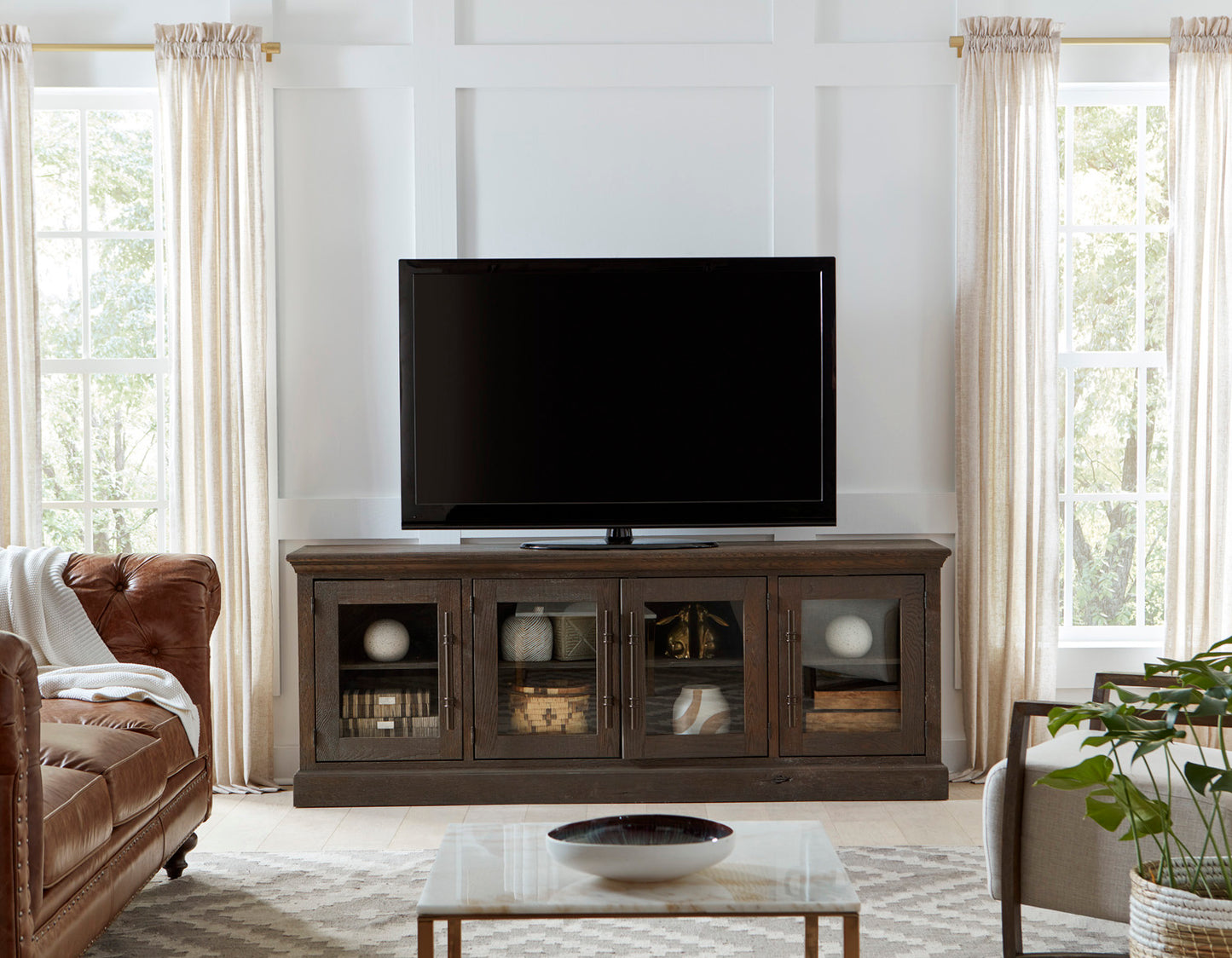 85" Console w/ 4 Doors