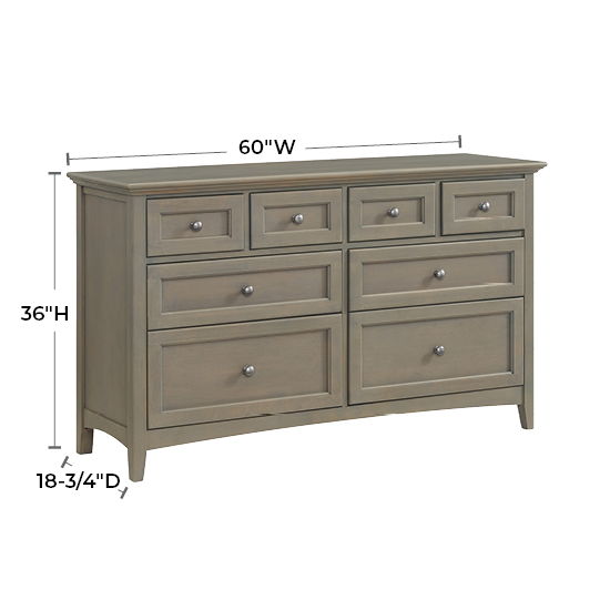 McKenzie - 8-Drawer Dresser - Fieldstone