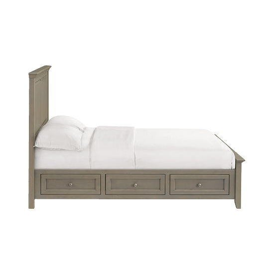 McKenzie - Queen Premier Storage Bed - Fieldstone