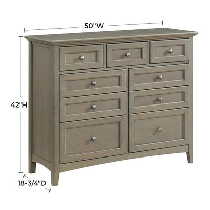 McKenzie - 9-Drawer Dresser - Fieldstone