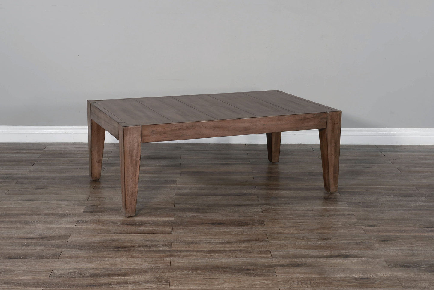 Doe Valley - Mahogany Wood Coffee Table - Taupe Brown