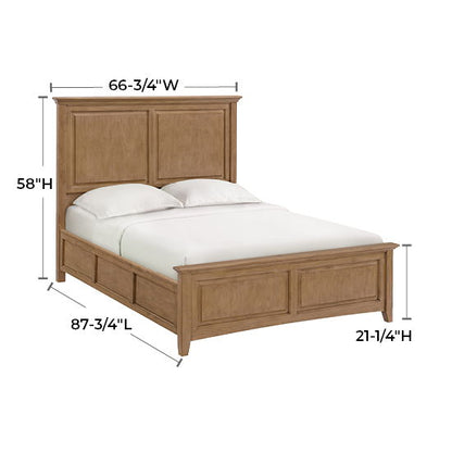 McKenzie - Queen Premier Bed - Pecan