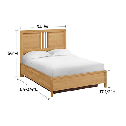 Bailey - Queen Storage Bed - Natural