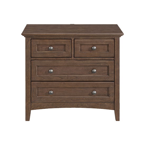 McKenzie - 29.5" 4-Drawer Nightstand - Java