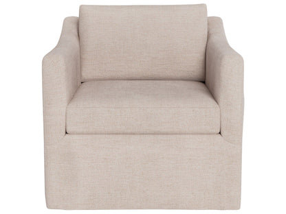 Asher - Slipcover Swivel Chair Outdoor, Special Order - Beige