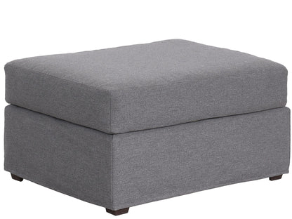 Coastal Living Outdoor / Brooke - Outdoor Ottoman, Special Order - Dark Gray
