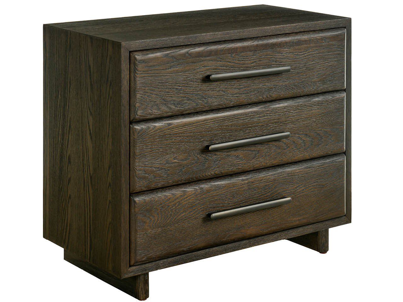 Modern - Three Drawer Nightstand