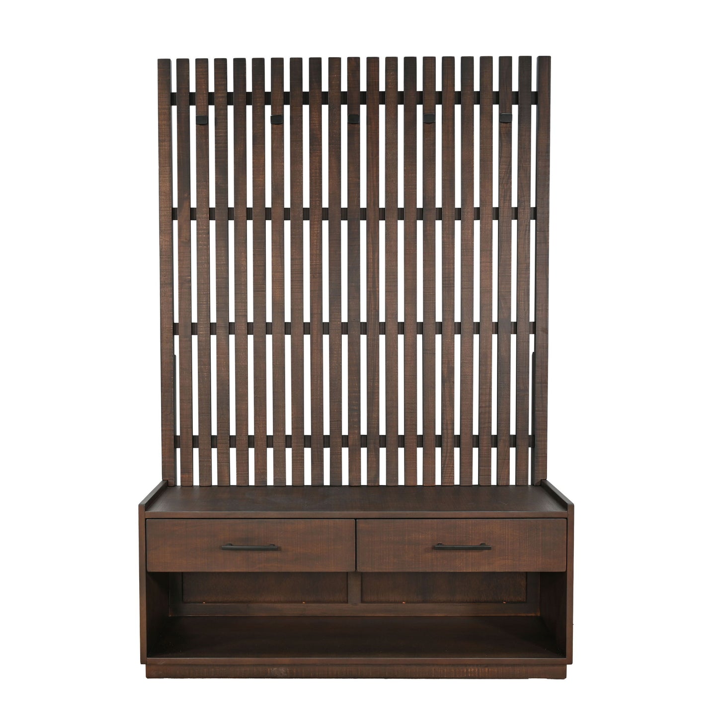 Eliza - Hall Tree With Bench - Tobacco Leaf