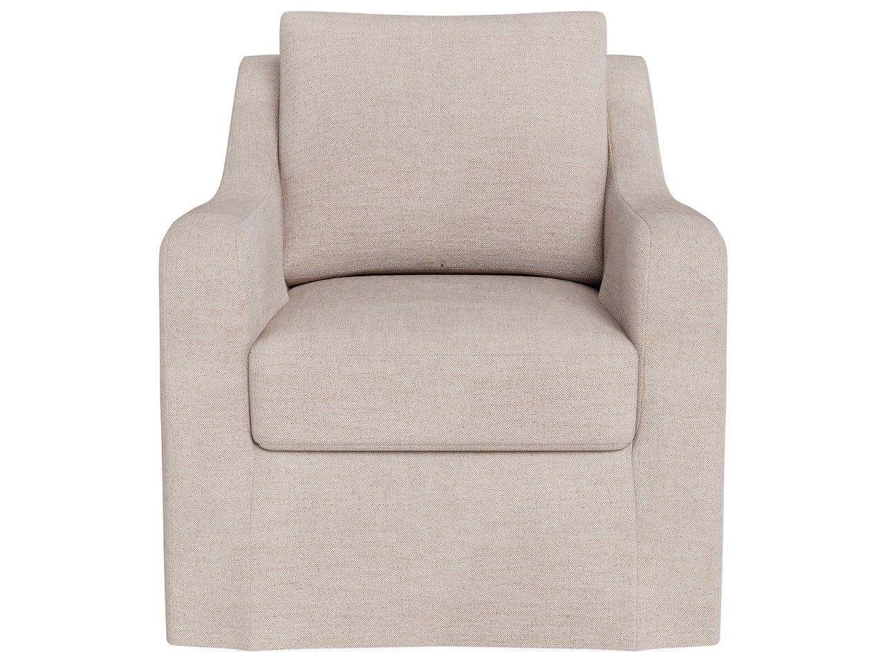 Filmore - Slipcover Swivel Chair, Special Order - Beige