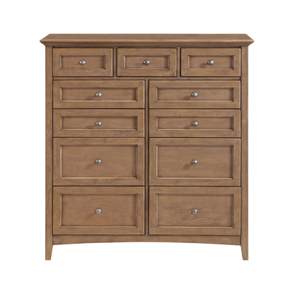 McKenzie - 11-Drawer Dresser - Pecan
