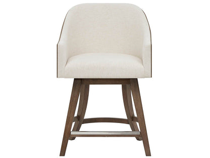 Modern - Swivel Counter Chair - Haze / Levi Oyster