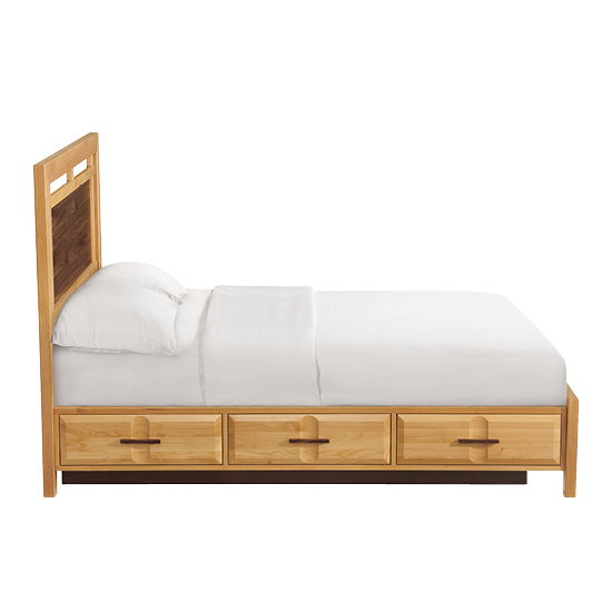 Addison - Full Panel Storage Bed - Natural