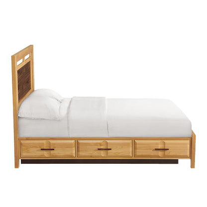 Addison - Full Panel Storage Bed - Natural