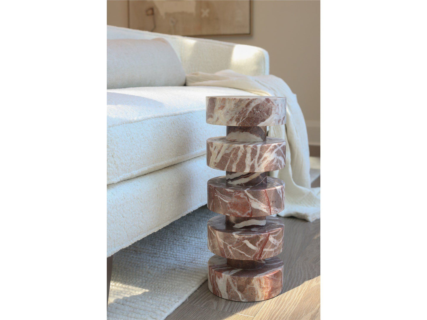 Modern - Cerise Spot Table - Dark Brown